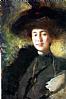 Mariani Pompeo |Dama con grande cappello 1908 